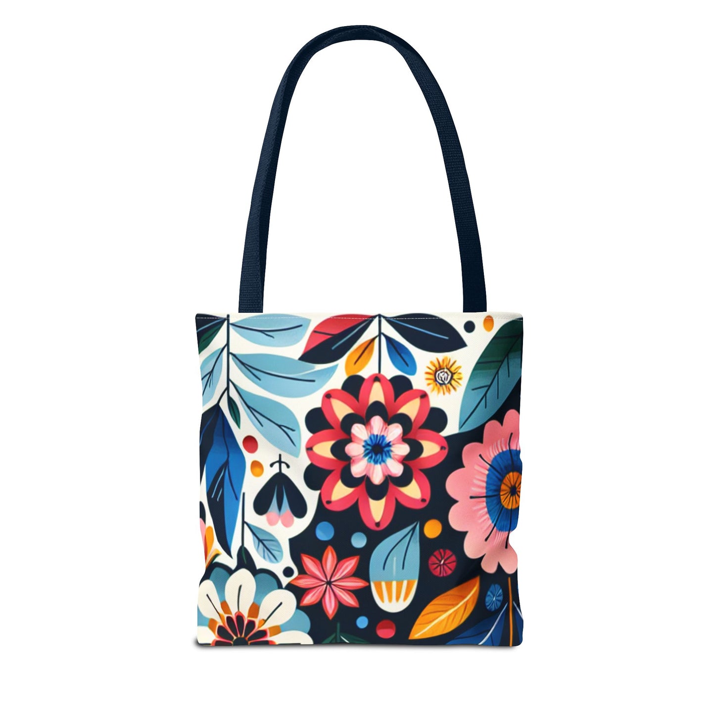 Floral Retro Tote Bag (AOP)