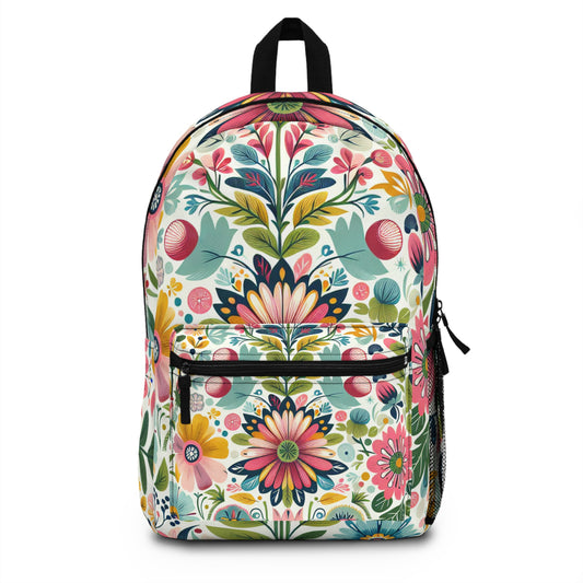 Floral Print Backpack