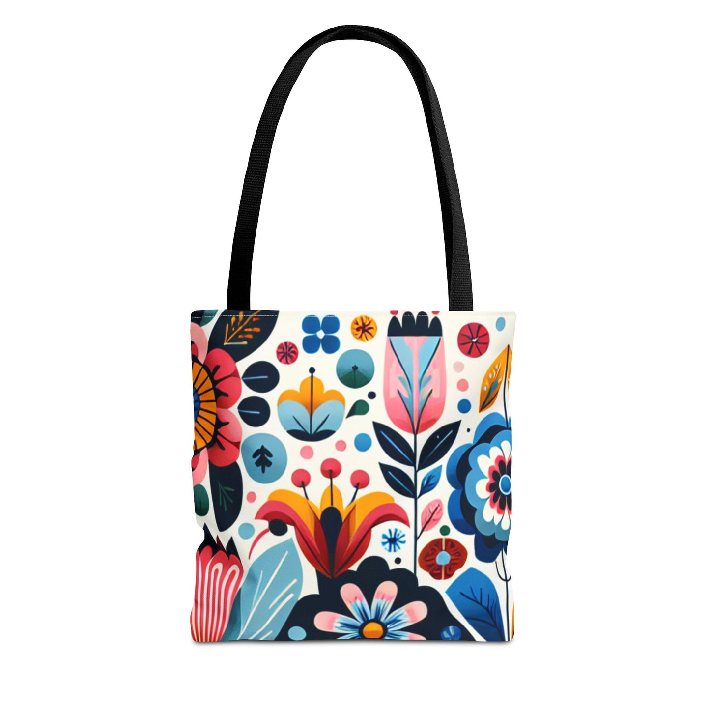 Floral Retro Tote Bag (AOP)