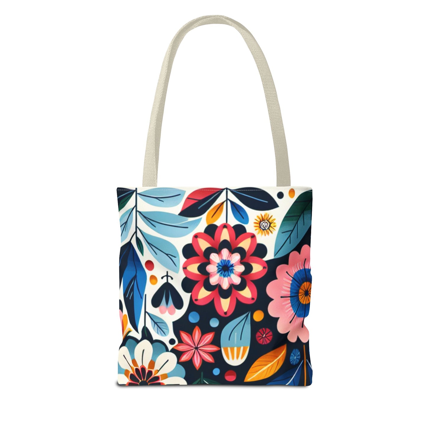 Floral Retro Tote Bag (AOP)