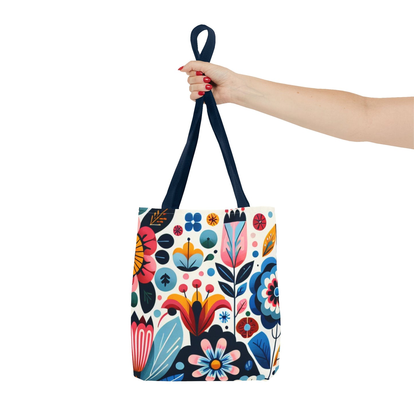 Floral Retro Tote Bag (AOP)