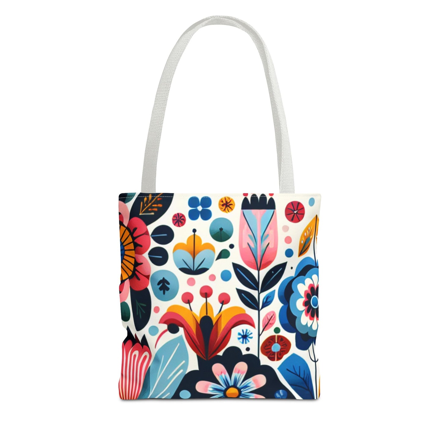 Floral Retro Tote Bag (AOP)