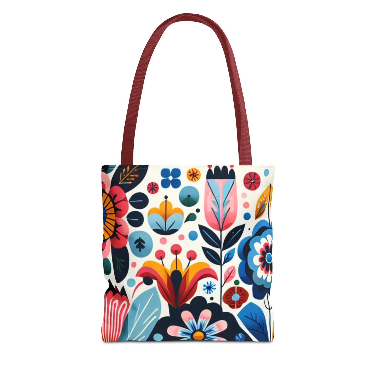 Floral Retro Tote Bag (AOP)