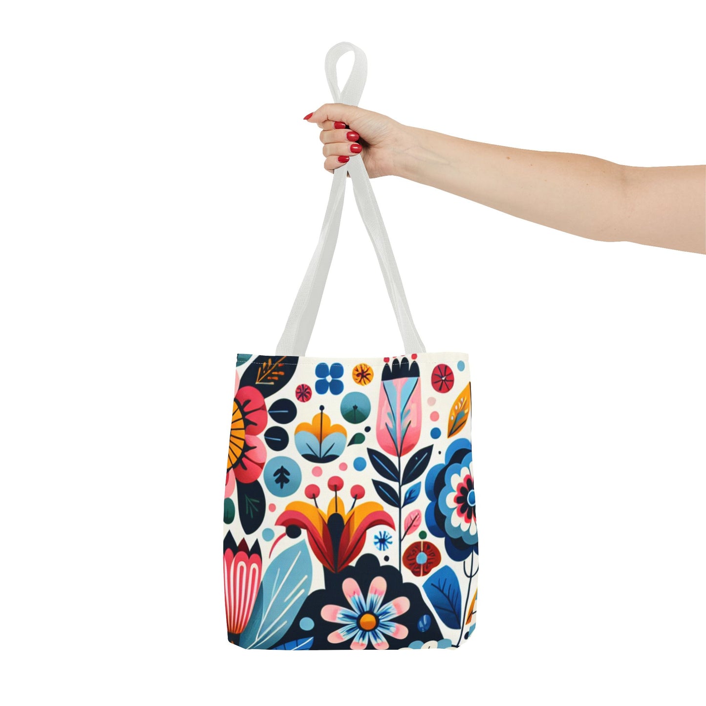 Floral Retro Tote Bag (AOP)